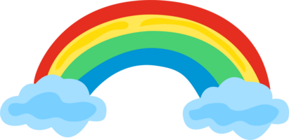 un hermosa arco iris png