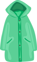 verde impermeable chaqueta png