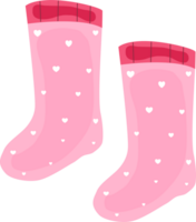 mignonne rose chaussettes png