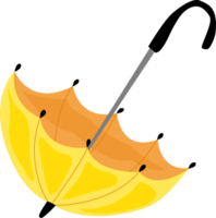 carino giallo ombrello png