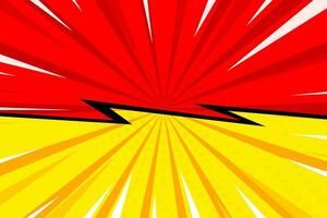 Comic background template. Vector design.