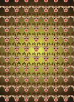 Festive Reindeer Pattern for Gift Wrap, Web Art, and Holiday Decor vector