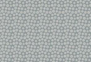 Elegant Gray Snowflake Pattern for Fabrics, Home Decor, and Web Art vector