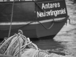 the harbor of Neuharlingersiel photo