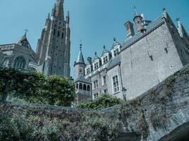 the old city of Bruges in Belgium photo
