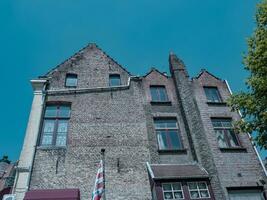 the old city of Bruges in Belgium photo