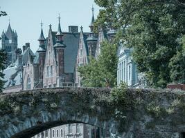 el antiguo ciudad de brujas en Bélgica foto