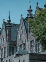 the old city of Bruges in Belgium photo