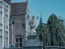 the old city of Bruges in Belgium photo