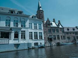 the old city of Bruges in Belgium photo