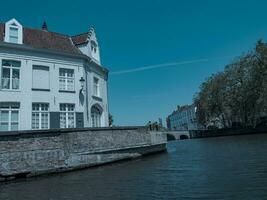 bruges city in belgium photo