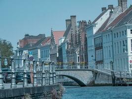 bruges city in belgium photo