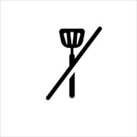 Spatula icon vector