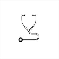 Stethoscope icon vector