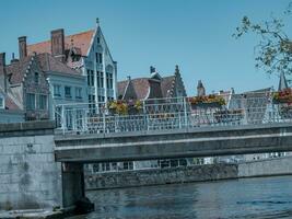 the city ofBruges in Belgium photo