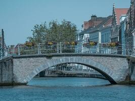 the city ofBruges in Belgium photo