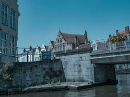 the city ofBruges in Belgium photo