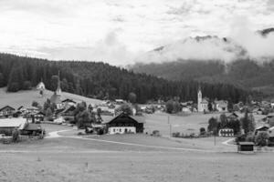 the austrian alps near gosau photo