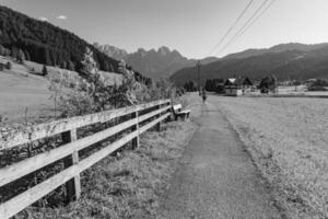 hiking near gosau in austria photo