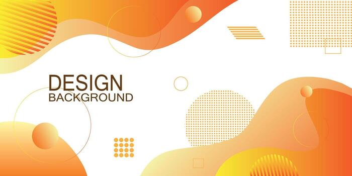 banner de plantilla colorida con color degradado. diseño con forma líquida. vector