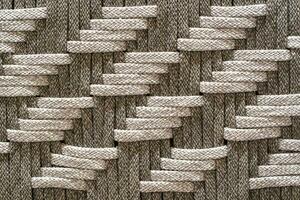 Fabric texture be weaving into a pattern. photo