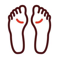 Soles Vector Thick Line Two Color Icons For Personal And Commercial Use.