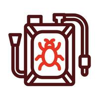 Pesticide Vector Thick Line Two Color Icons For Personal And Commercial Use.