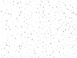 Luxury Light silver Triangular glitter confetti background. White festive texture vector