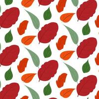 Leaf pattern design vector template