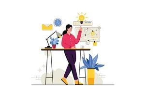 My Business Idea - Flat Vector