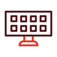 Application Vector Thick Line Two Color Icons For Personal And Commercial Use.