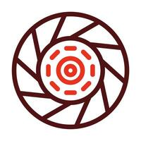 Clutch Vector Thick Line Two Color Icons For Personal And Commercial Use.