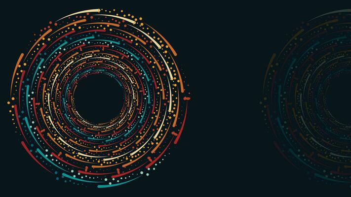 Abstract spiral mandala style simple background.