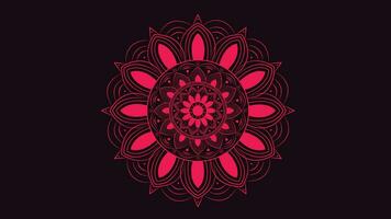 resumen minimalista diseño rosado color sombra degradado mandala lata ser usado como un logo o bandera. vector