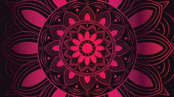 resumen minimalista diseño rosado color sombra degradado mandala lata ser usado como un logo o bandera. vector