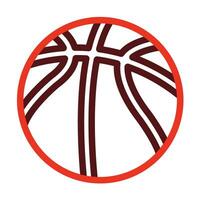 Basketball Vector Thick Line Two Color Icons For Personal And Commercial Use.