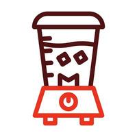 Blender Vector Thick Line Two Color Icons For Personal And Commercial Use.