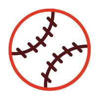 Baseball Vector Thick Line Two Color Icons For Personal And Commercial Use.