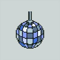 Pixel art illustration disco lamp. Pixelated disco party. disco party lamp icon pixelated for the pixel art game and icon for website and video game. old school retro. vector