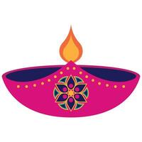 diwali tema icono estética, indio fiesta celebracion diwali vector