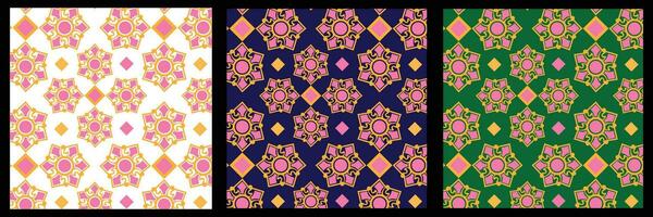 Mandala seamless pattern design for fabric, tile, carpet, wrapping paper, background. vector
