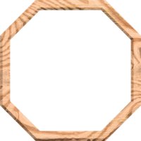 geometric wooden text frame png