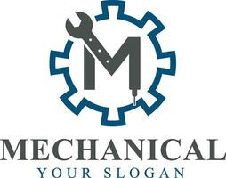 Unique Mechanical logo for your company vector