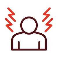 Chronic Vector Thick Line Two Color Icons For Personal And Commercial Use.