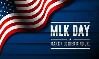 Happy Martin Luther King Jr. Day January 16 Background vector Illustration