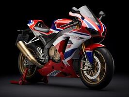 Honda CBR1000RR Fireblade exhibition. Generative AI photo