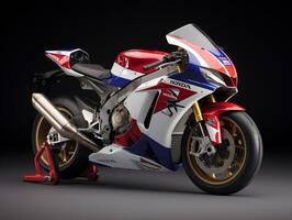 Honda CBR1000RR Fireblade exhibition. Generative AI photo