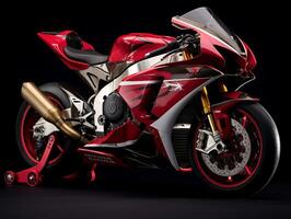 Honda CBR1000RR Fireblade exhibition. Generative AI photo