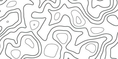 Abstract Topographic Contours Map Background. Background of Topographic Line vector