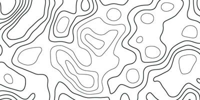 Topographic Background. Abstract wavy and curved lines background. Abstract pattern with Lines. Background of the Topographic Map. Abstract geometric topographic contour map background vector